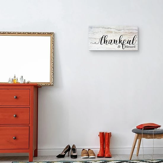 Master Piece Thankful Blessed Canvas Wall Art 3 Master Piece Thankful Blessed Canvas Wall Art - Image 3