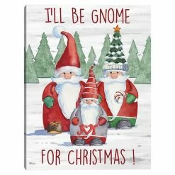 Master Piece Gnome Town Vertical By P Brent Canvas Wall Art