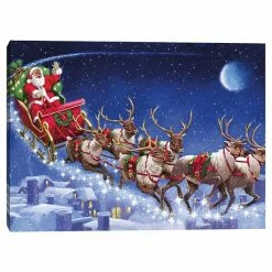 Master Piece Santa's Sleigh Wall Decor