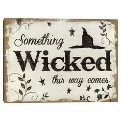 Master Piece Something Wicked By J Tava Canvas Wall Art