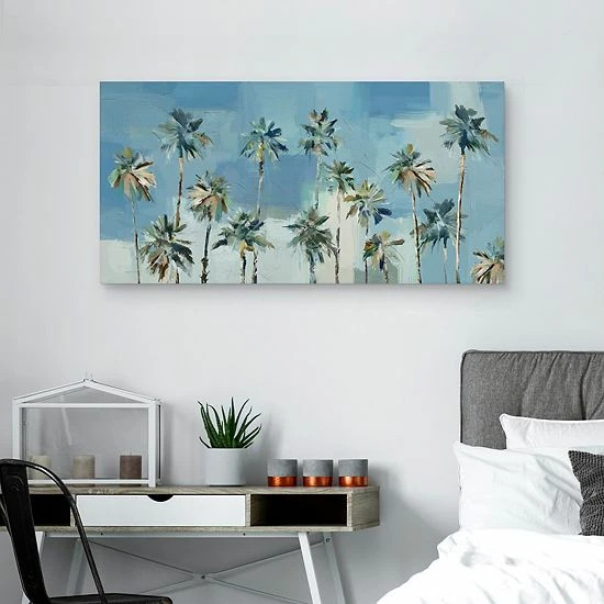 Master Piece Tropic Palms Canvas Wall Art By Studio Arts 2 Master Piece Tropic Palms Canvas Wall Art By Studio Arts - Image 2