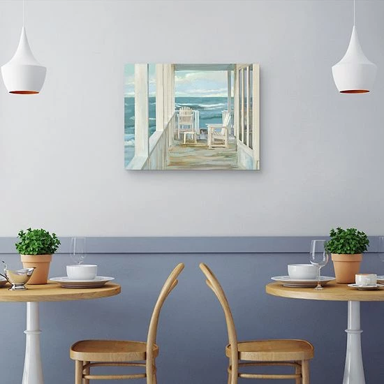 Master Piece Oceanfront Canvas Wall Art By Studio Arts 2 Master Piece Oceanfront Canvas Wall Art By Studio Arts - Image 2