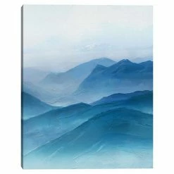 Master Piece Misty Blues Canvas Wall Art By Studio Arts