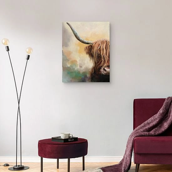 Master Piece Highland Canvas Wall Art By Studio Arts 2 Master Piece Highland Canvas Wall Art By Studio Arts - Image 2