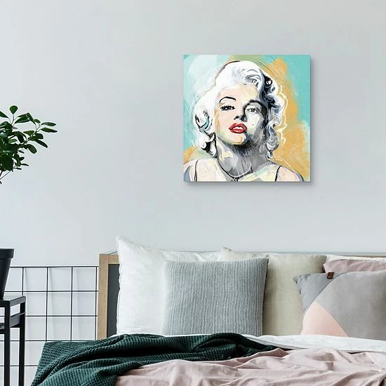 Master Piece Marilyn Portrait I Canvas Wall Art By Studio Arts 2 Master Piece Marilyn Portrait I Canvas Wall Art By Studio Arts - Image 2