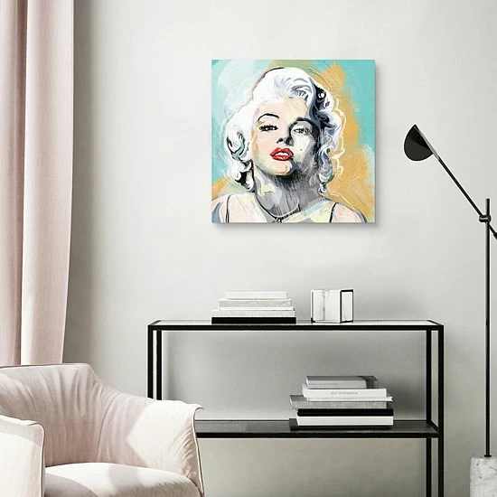 Master Piece Marilyn Portrait I Canvas Wall Art By Studio Arts 3 Master Piece Marilyn Portrait I Canvas Wall Art By Studio Arts - Image 3