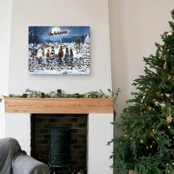 Master Piece Christmas Cats Canvas Wall Art -Master Piece Shop unnamed file 51