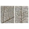 Master Piece Leaf Study I & II Canvas Wall Art By Studio Arts 2-Piece Set