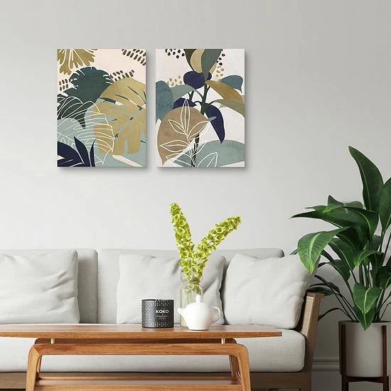 Master Piece Island Dreams I & II Canvas Wall Art By Studio Arts 2-Piece Set 2 Master Piece Island Dreams I & II Canvas Wall Art By Studio Arts 2-Piece Set - Image 2