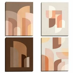 Master Piece Retro Graphic 2-5 Wall Art By Sisi & Seb 4-Piece Set