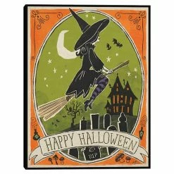 Master Piece Stay Creepy VII Framed Canvas Wall Art