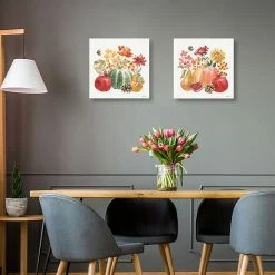 Master Piece Harvest Bouquet V & Harvest Bouquet VI Canvas Wall Art 2-Piece Set -Master Piece Shop unnamed file 704