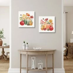 Master Piece Harvest Bouquet V & Harvest Bouquet VI Canvas Wall Art 2-Piece Set -Master Piece Shop unnamed file 705
