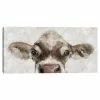 Master Piece Cow Peek Canvas Wall Art
