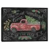 Master Piece Christmas Chalk V Canvas Wall Art