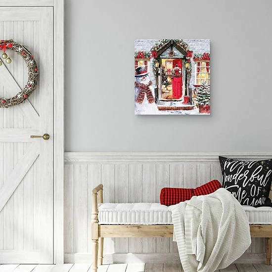 Master Piece Red Front Door Canvas Wall Art 2 Master Piece Red Front Door Canvas Wall Art - Image 2