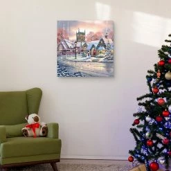 Master Piece Snowy Village Canvas Wall Art 8 Master Piece Snowy Village Canvas Wall Art -Master Piece Shop unnamed file 760