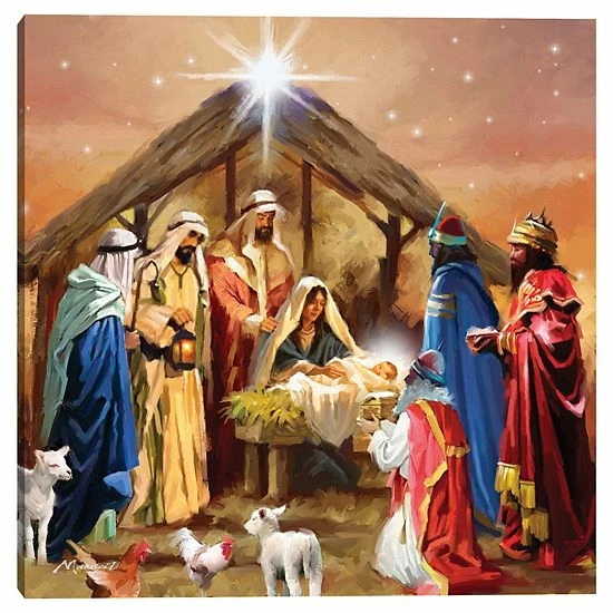 Master Piece Nativity 1 Canvas Wall Art 1 Master Piece Nativity 1 Canvas Wall Art