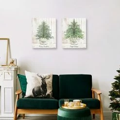 Master Piece Happy Holidays Tree & Merry Christmas Tree Canvas Wall Art 2-Piece Set -Master Piece Shop unnamed file 790