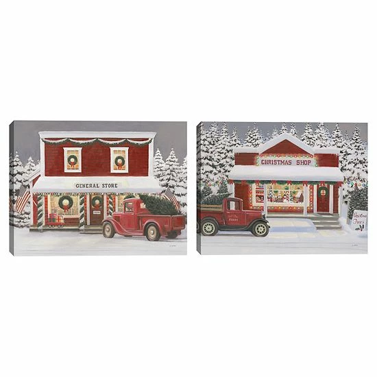 Master Piece Holiday Moments I Gray & Holiday Moments II Gray Canvas Wall Art 2-Piece Set 1 Master Piece Holiday Moments I Gray & Holiday Moments II Gray Canvas Wall Art 2-Piece Set