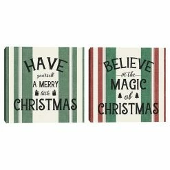 Master Piece Heartland Holiday II & Heartland Holiday IV Canvas Wall Art 2-Piece Set