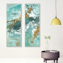 Master Piece Green Marbled Framed Wall Art -Master Piece Shop unnamed file 803