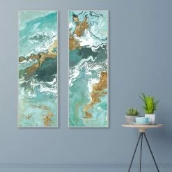 Master Piece Green Marbled Framed Wall Art -Master Piece Shop unnamed file 804