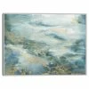 Master Piece Blue Watercolor Abstract Framed Wall Art