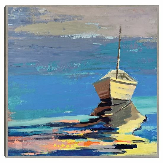 Master Piece Blue Bay Boat Framed Wall Art 1 Master Piece Blue Bay Boat Framed Wall Art