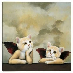 Master Piece Raphael Cat Canvas Wall Art