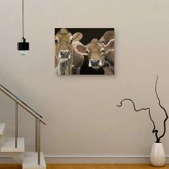 Master Piece Hello There Cows Canvas Wall Art -Master Piece Shop unnamed file 901