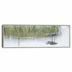 Master Piece Along The Reeds Framed Wall Art
