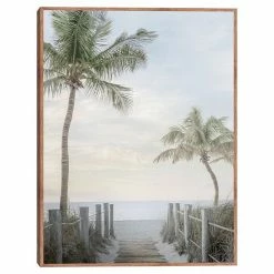Master Piece Palm Walk Framed Wall Art