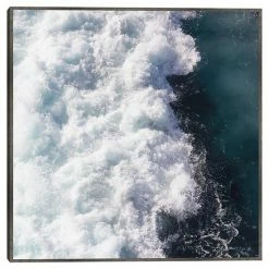 Master Piece Midnight Blue Wave Framed Wall Art